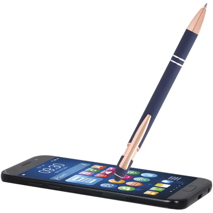 Bolígrafo con acabado en oro rosa Aluminio reciclado - Obpa miniatura 5