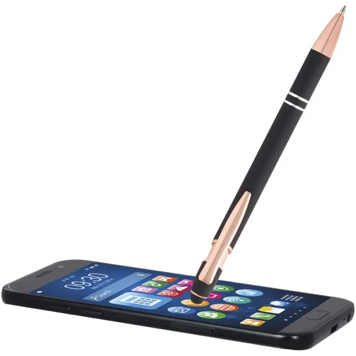 Bolígrafo con acabado en oro rosa Aluminio reciclado - Obpa miniatura 5