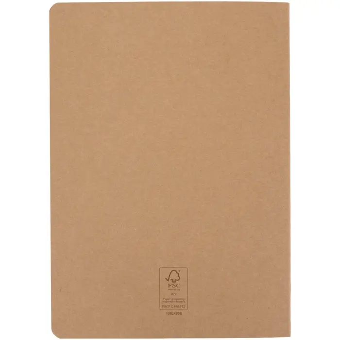 Libreta kraft A5 con páginas rayadas Papel certificado FSC - Wieg miniatura 3