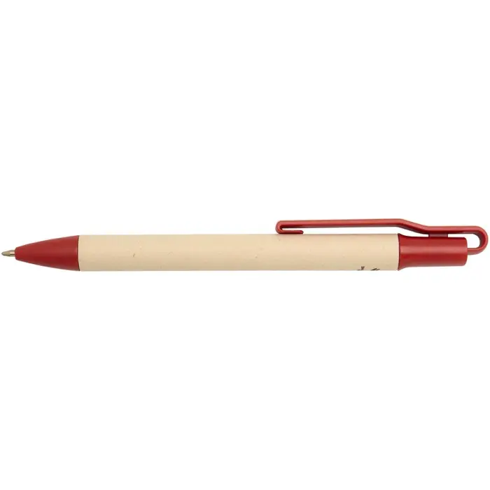 Bolígrafo de papel de caña de azúcar (tinta azul) Papel de caña de azúcar, Plástico ABS reciclado - Acme miniatura 2