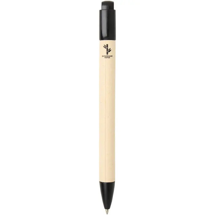 Bolígrafo de papel de caña de azúcar (tinta azul) Papel de caña de azúcar, Plástico ABS reciclado - Acme miniatura 3