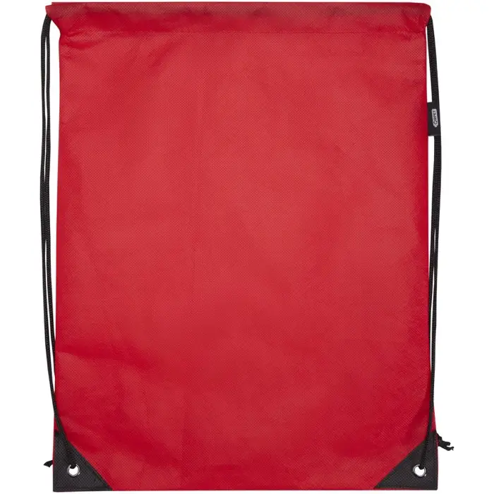 Bolsa de tela sin tejer de material reciclado GRS con cordón de 5 l Poliéster reciclado con certificado GRS - Unxa miniatura 2