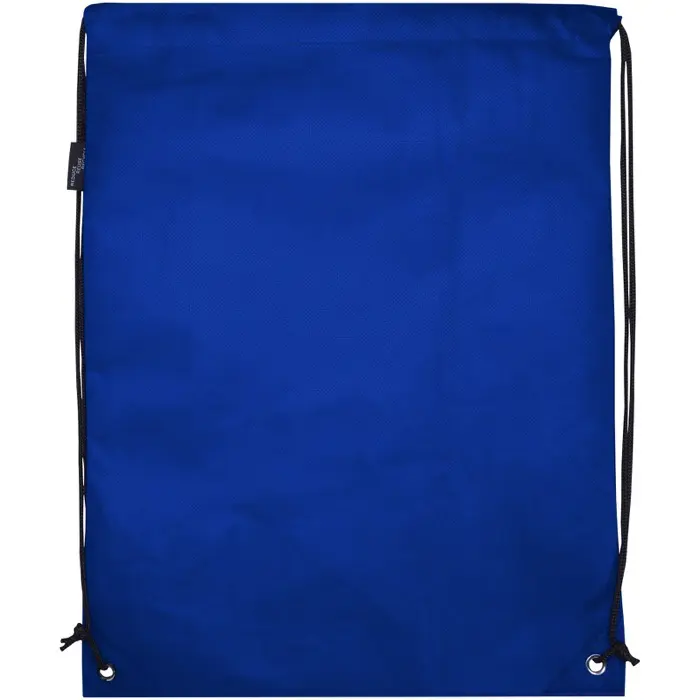 Bolsa de tela sin tejer de material reciclado GRS con cordón de 5 l Poliéster reciclado con certificado GRS - Unxa miniatura 3