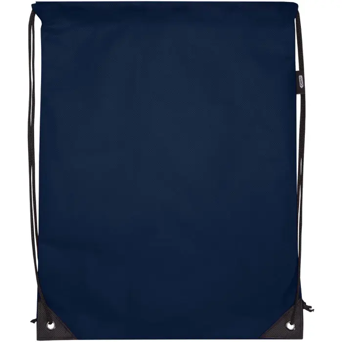 Bolsa de tela sin tejer de material reciclado GRS con cordón de 5 l Poliéster reciclado con certificado GRS - Unxa miniatura 2