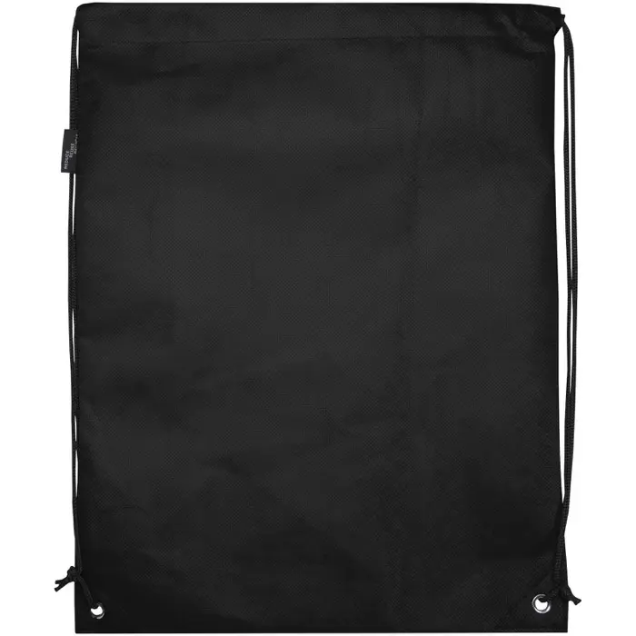 Bolsa de tela sin tejer de material reciclado GRS con cordón de 5 l Poliéster reciclado con certificado GRS - Unxa miniatura 3