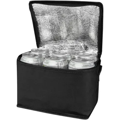 Bolsa isotérmica para 6 latas no tejida de material reciclado GRS de 4 l Poliéster reciclado con certificado GRS - Abdu