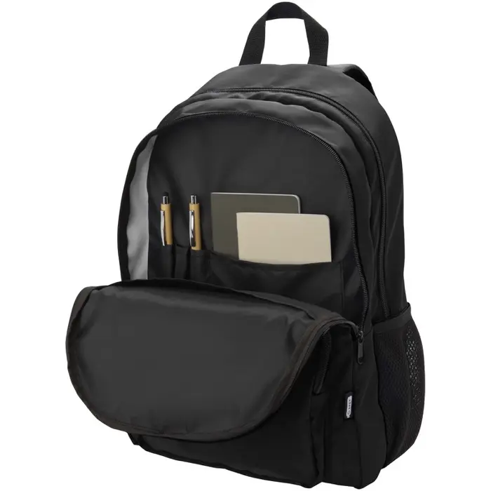 Mochila para portátil de 15" de material reciclado GRS y 20 l Poliéster reciclado con certificado GRS - Doef miniatura 6