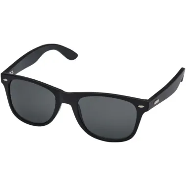 Gafas de sol de bambú con revestimiento en negro Madera de bambú, Plástico PC - Ityi