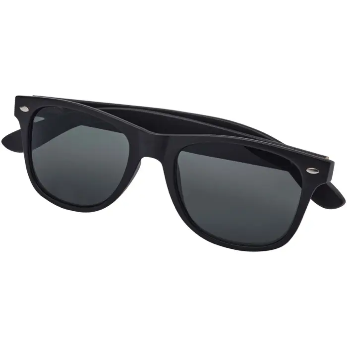 Gafas de sol de bambú con revestimiento en negro Madera de bambú, Plástico PC - Ityi miniatura 3