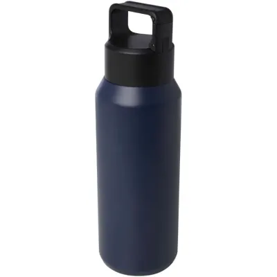 Botella de 600 ml con aislamiento al vacío de cobre en acero inoxidable reciclado con certificado RCS 80% Acero inoxidable reciclado certificado RCS, 10% Plástico PP - Usra
