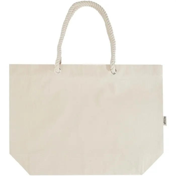 Bolsa Tote de playa de material reciclado GRS de 270 g/m² Algodón reciclado certificado GRS, 270 g/m2 - Wied miniatura 2
