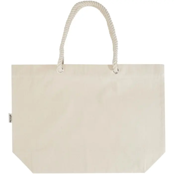 Bolsa Tote de playa de material reciclado GRS de 270 g/m² Algodón reciclado certificado GRS, 270 g/m2 - Wied miniatura 3