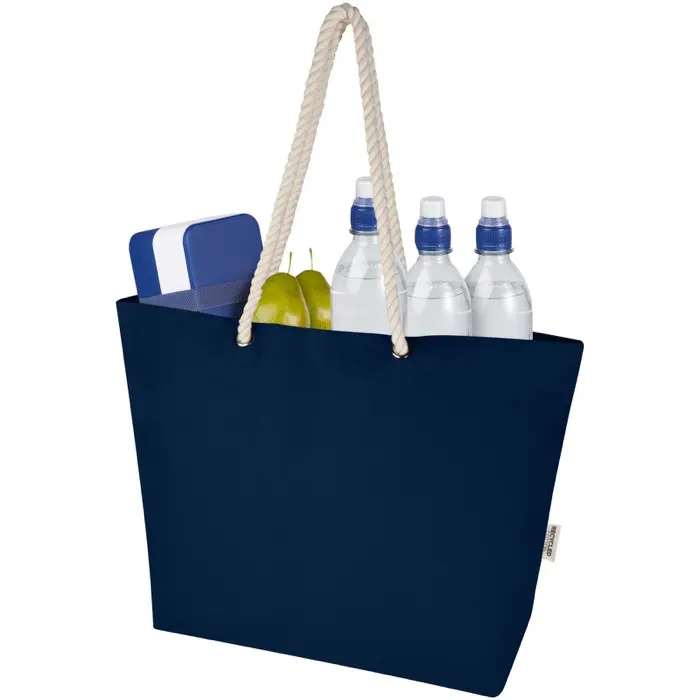 Bolsa Tote de playa de material reciclado GRS de 270 g/m² Algodón reciclado certificado GRS, 270 g/m2 - Wied miniatura 5