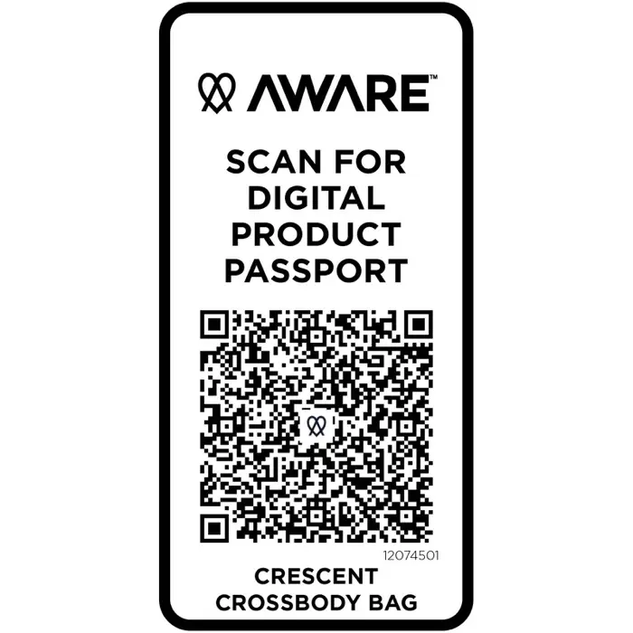 Bolso cruzado de material reciclado Aware™ de 500 g/m² 70% Algodón reciclado, 30% Poliéster reciclado - Agur miniatura 4
