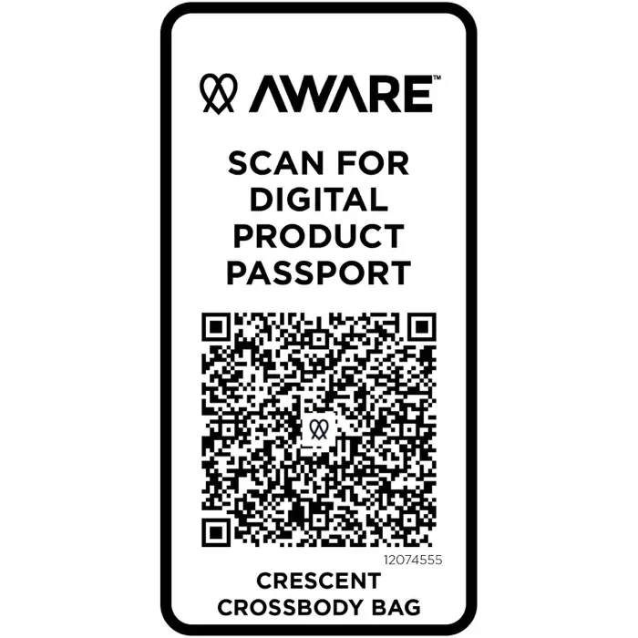 Bolso cruzado de material reciclado Aware™ de 500 g/m² 70% Algodón reciclado, 30% Poliéster reciclado - Agur miniatura 4