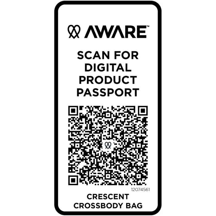 Bolso cruzado de material reciclado Aware™ de 500 g/m² 70% Algodón reciclado, 30% Poliéster reciclado - Agur miniatura 4