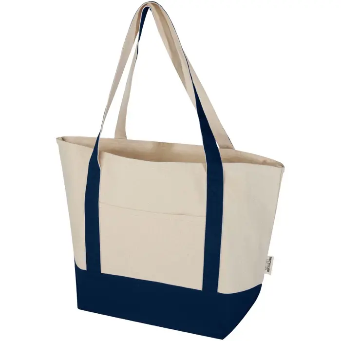 Bolsa Tote de algodón reciclado GRS de 320 g/m² Algodón reciclado certificado GRS, 320 g/m2 - Waid miniatura 1