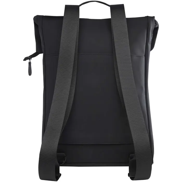 Mochila para portátil de 15,6", de 12 litros, reciclada GRS y con parte superior enrollable 51% PU reciclado GRS, 49% Poliuretano - Coix miniatura 3