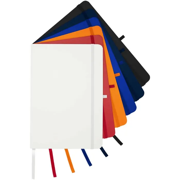 Libreta de tapa dura A5 de material reciclado con páginas rayadas Papel reciclado - Iset miniatura 6