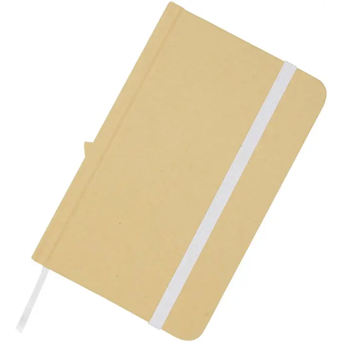 Libreta de tapa dura A6 de material reciclado con páginas lisas Papel certificado FSC - Ugud miniatura 5