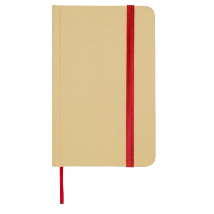 Libreta de tapa dura A6 de material reciclado con páginas lisas Papel certificado FSC - Ugud miniatura 2