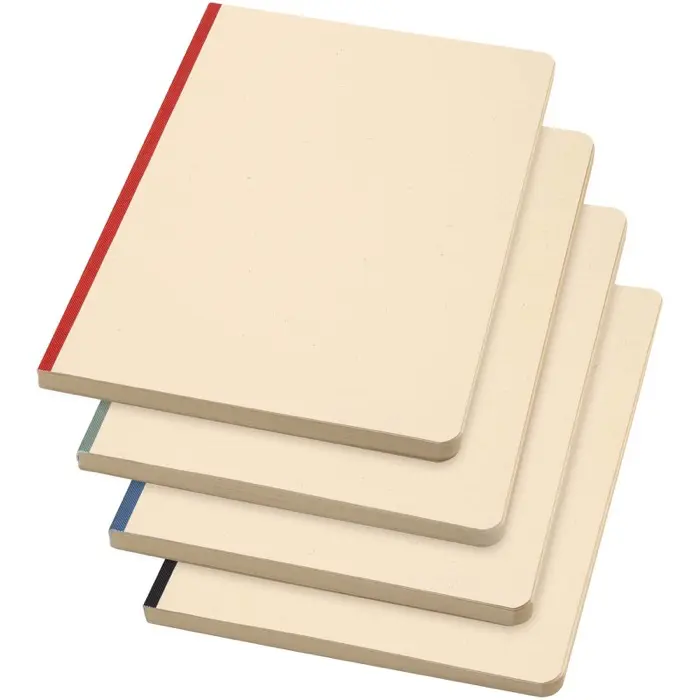 Libreta A5 de tapa blanda de RPET y caña de azúcar Papel de caña de azúcar, Poliéster PET reciclado - Idol miniatura 5