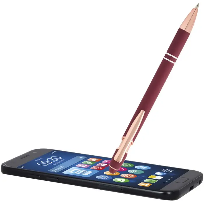 Bolígrafo con acabado en oro rosa Aluminio reciclado - Usax miniatura 5