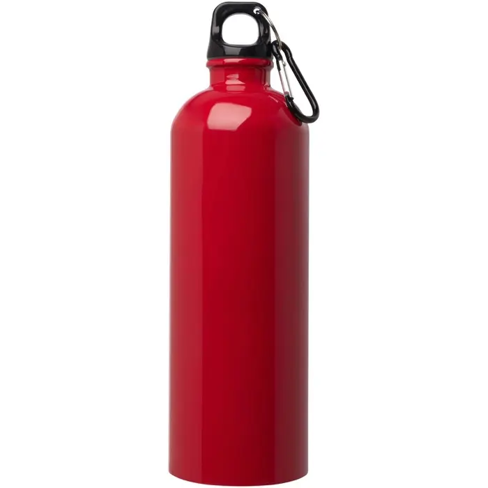 Bidón de 750 ml de acero inoxidable con certificado RCS con mosquetón 91% Acero inoxidable reciclado, 9% Plástico PP - Luvo miniatura 2