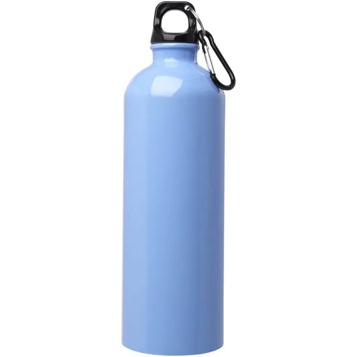 Bidón de 750 ml de acero inoxidable con certificado RCS con mosquetón 91% Acero inoxidable reciclado, 9% Plástico PP - Luvo miniatura 2