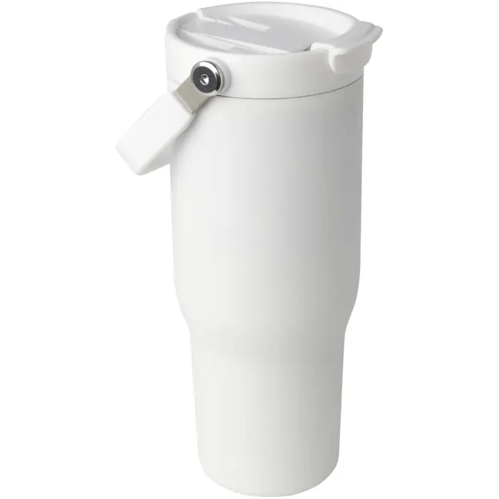 Vaso con aislamiento al vacío de cobre de acero inoxidable reciclado certificado RCS de 900 ml y con tapa de doble función Acero inoxidable reciclado certificado RCS - Ebyi miniatura 1