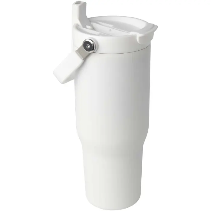 Vaso con aislamiento al vacío de cobre de acero inoxidable reciclado certificado RCS de 900 ml y con tapa de doble función Acero inoxidable reciclado certificado RCS - Ebyi miniatura 4