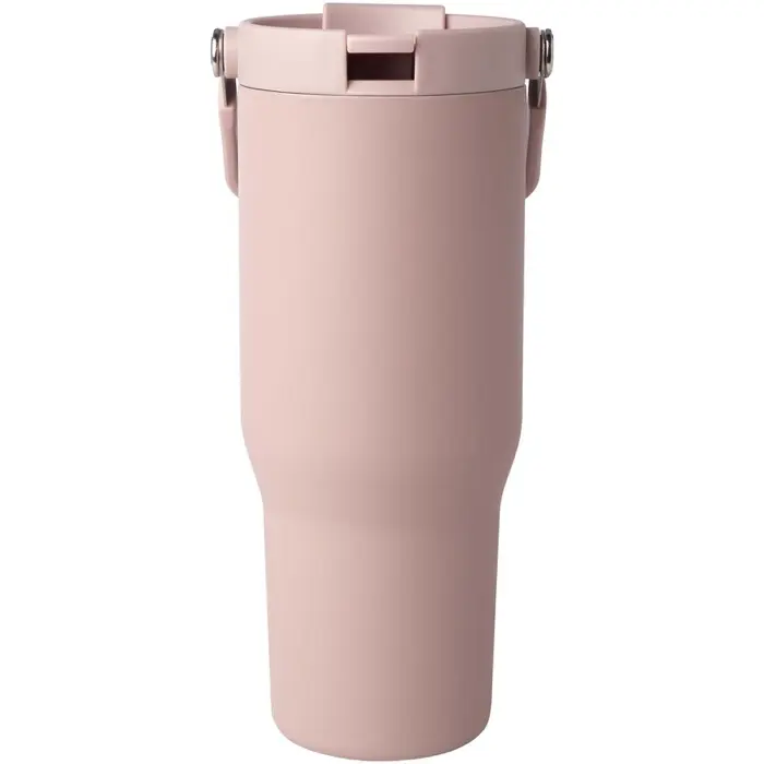 Vaso con aislamiento al vacío de cobre de acero inoxidable reciclado certificado RCS de 900 ml y con tapa de doble función Acero inoxidable reciclado certificado RCS - Ebyi miniatura 2