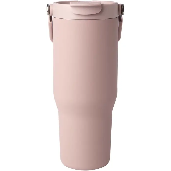Vaso con aislamiento al vacío de cobre de acero inoxidable reciclado certificado RCS de 900 ml y con tapa de doble función Acero inoxidable reciclado certificado RCS - Ebyi miniatura 3