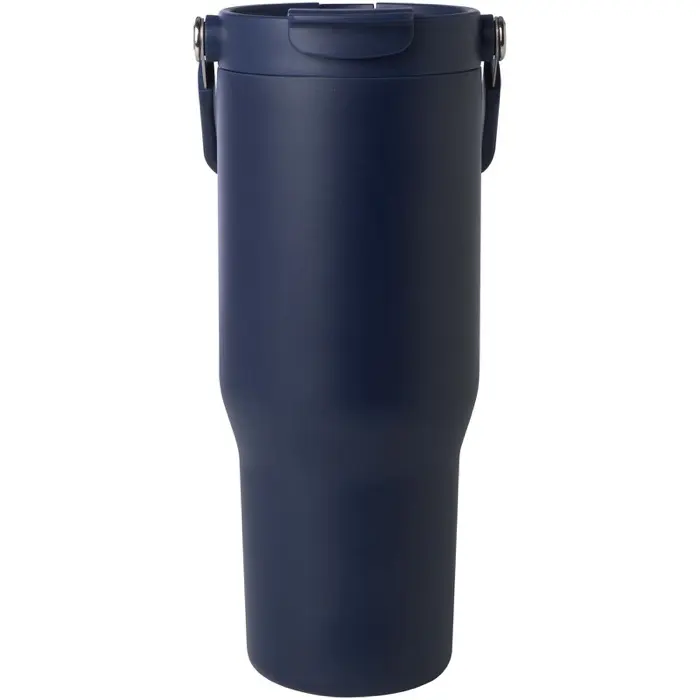 Vaso con aislamiento al vacío de cobre de acero inoxidable reciclado certificado RCS de 900 ml y con tapa de doble función Acero inoxidable reciclado certificado RCS - Ebyi miniatura 3