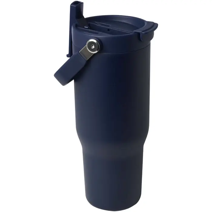 Vaso con aislamiento al vacío de cobre de acero inoxidable reciclado certificado RCS de 900 ml y con tapa de doble función Acero inoxidable reciclado certificado RCS - Ebyi miniatura 4