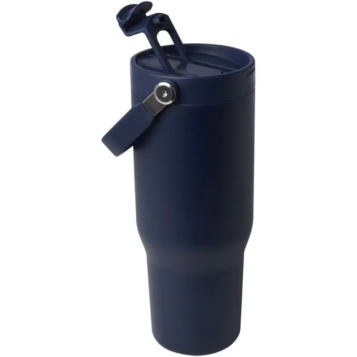 Vaso con aislamiento al vacío de cobre de acero inoxidable reciclado certificado RCS de 900 ml y con tapa de doble función Acero inoxidable reciclado certificado RCS - Ebyi miniatura 5