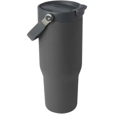 Vaso con aislamiento al vacío de cobre de acero inoxidable reciclado certificado RCS de 900 ml y con tapa de doble función Acero inoxidable reciclado certificado RCS - Ebyi