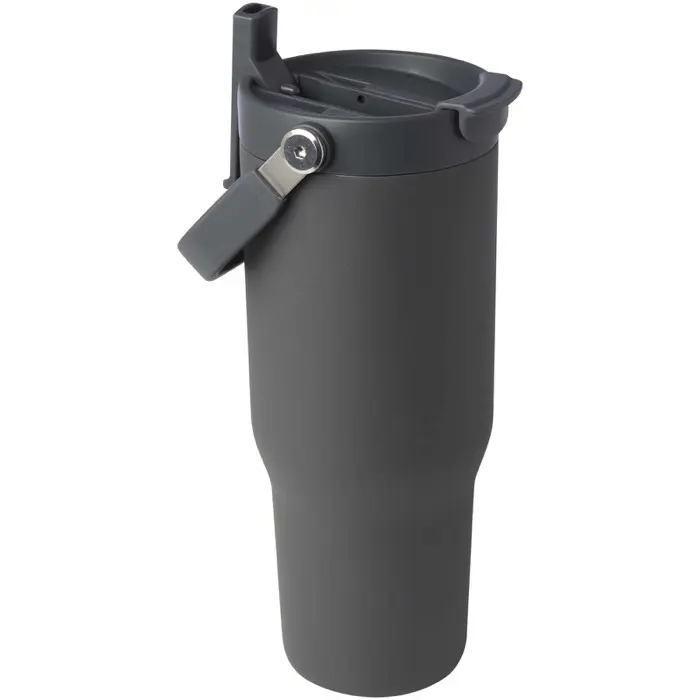 Vaso con aislamiento al vacío de cobre de acero inoxidable reciclado certificado RCS de 900 ml y con tapa de doble función Acero inoxidable reciclado certificado RCS - Ebyi miniatura 4