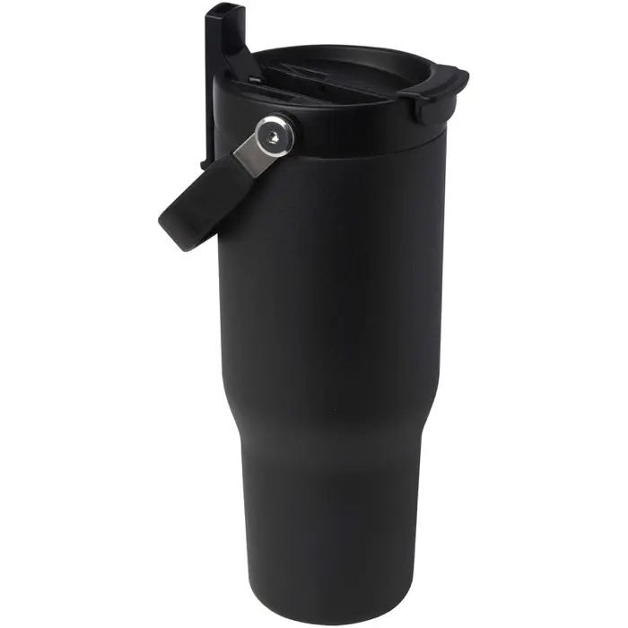 Vaso con aislamiento al vacío de cobre de acero inoxidable reciclado certificado RCS de 900 ml y con tapa de doble función Acero inoxidable reciclado certificado RCS - Ebyi miniatura 4