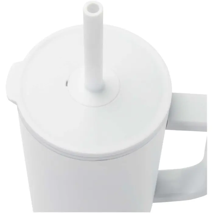 Vaso con aislamiento de 900 ml con certificado RCS y pajita de silicona 90% Acero inoxidable reciclado, 10% Plástico PP - Acav miniatura 4