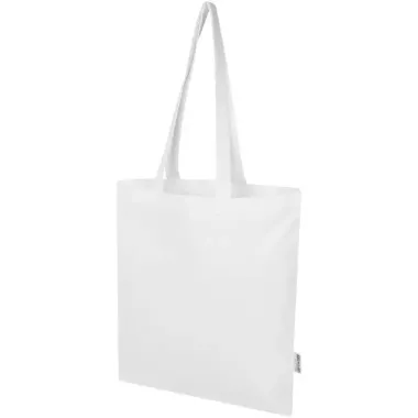 Bolsa Tote de 7 L de algodón reciclado de 140 g/m² con certificado GRS 60% Algodón reciclado certificado GRS, 40% Poliéster reciclado con certificado GRS, 140 g/ - Fane