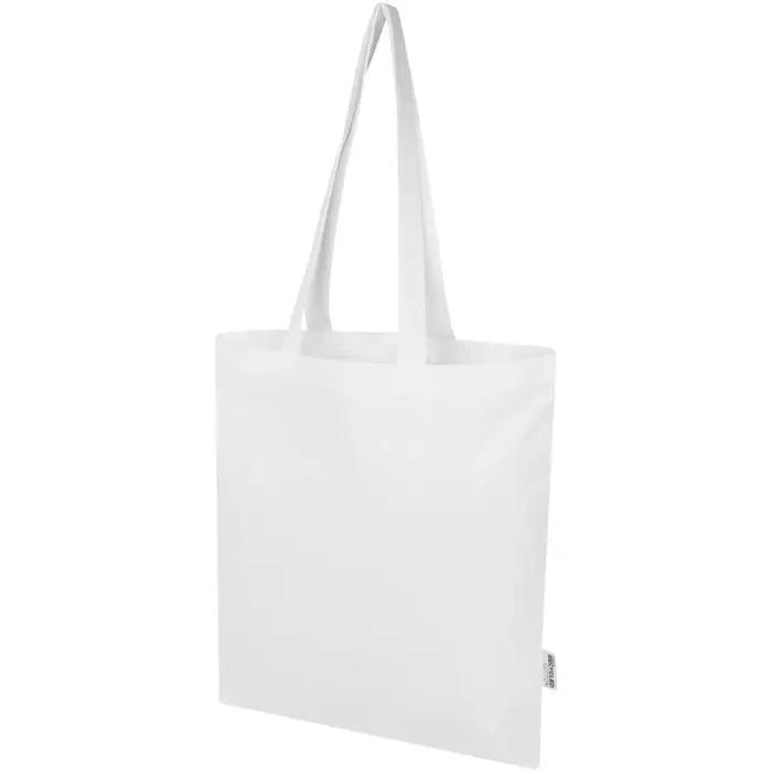Bolsa Tote de 7 L de algodón reciclado de 140 g/m² con certificado GRS 60% Algodón reciclado certificado GRS, 40% Poliéster reciclado con certificado GRS, 140 g/ - Fane miniatura 1