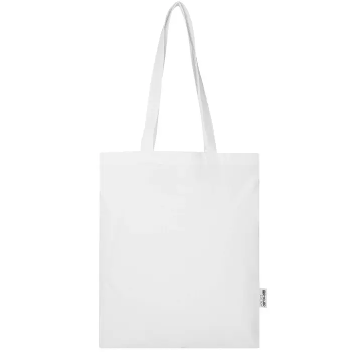 Bolsa Tote de 7 L de algodón reciclado de 140 g/m² con certificado GRS 60% Algodón reciclado certificado GRS, 40% Poliéster reciclado con certificado GRS, 140 g/ - Fane miniatura 2