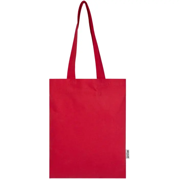 Bolsa Tote de 7 L de algodón reciclado de 140 g/m² con certificado GRS 60% Algodón reciclado certificado GRS, 40% Poliéster reciclado con certificado GRS, 140 g/ - Fane miniatura 2