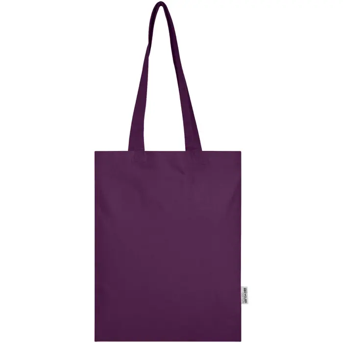 Bolsa Tote de 7 L de algodón reciclado de 140 g/m² con certificado GRS 60% Algodón reciclado certificado GRS, 40% Poliéster reciclado con certificado GRS, 140 g/ - Fane miniatura 2
