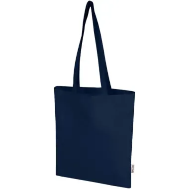 Bolsa Tote de 7 L de algodón reciclado de 140 g/m² con certificado GRS 60% Algodón reciclado certificado GRS, 40% Poliéster reciclado con certificado GRS, 140 g/ - Fane