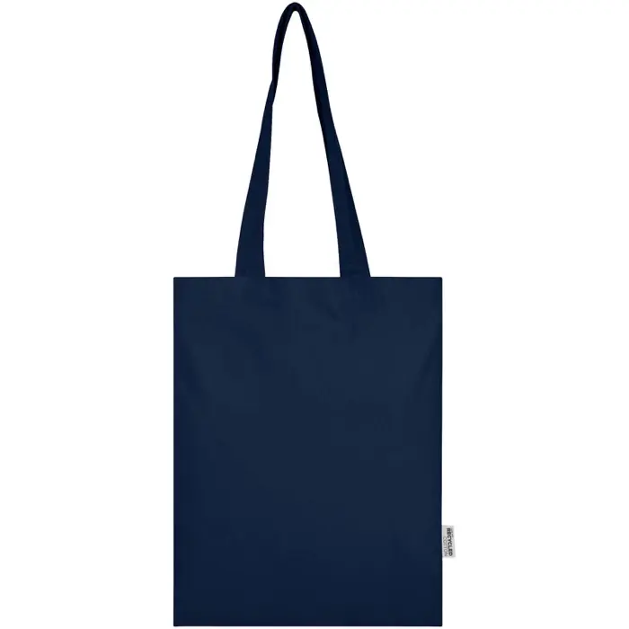 Bolsa Tote de 7 L de algodón reciclado de 140 g/m² con certificado GRS 60% Algodón reciclado certificado GRS, 40% Poliéster reciclado con certificado GRS, 140 g/ - Fane miniatura 2