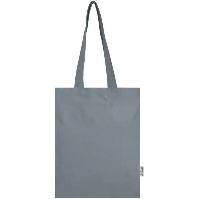 Bolsa Tote de 7 L de algodón reciclado de 140 g/m² con certificado GRS 60% Algodón reciclado certificado GRS, 40% Poliéster reciclado con certificado GRS, 140 g/ - Fane miniatura 2