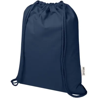 Bolsa de 5 L con cordón de algodón reciclado de 140 g/m² con certificado GRS 60% Algodón reciclado certificado GRS, 40% Poliéster reciclado con certificado GRS, 140 g/ - Pait