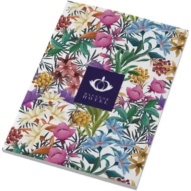 Libreta A5 de tapa blanda con 50 hojas Papel certificado FSC, Papel de cartón - Yuev